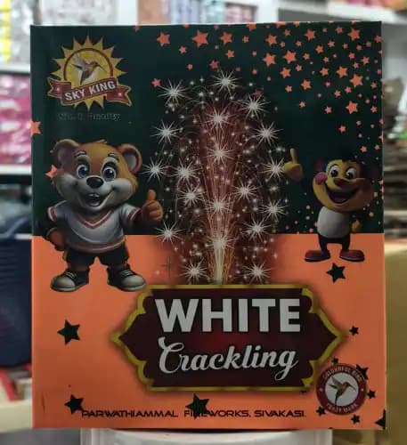 White Crackling Fountain