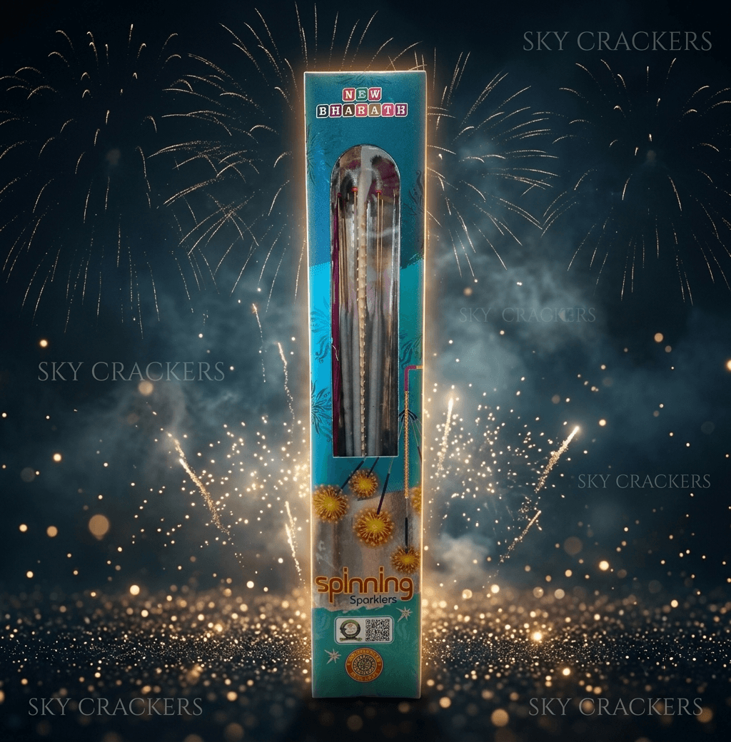 Rotating sparklers