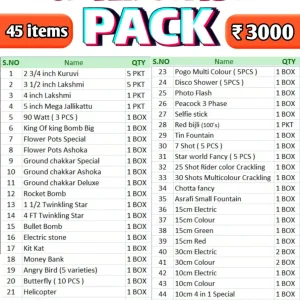 Silver Combo Pack (45 Items)