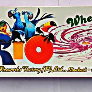 Rio wheel (orange & purple)